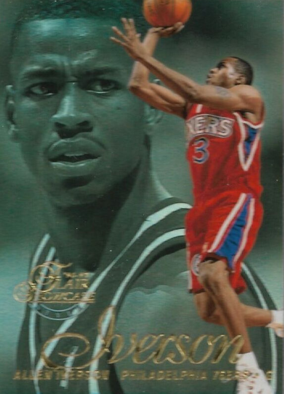 Allen Iverson Flair rookie card
