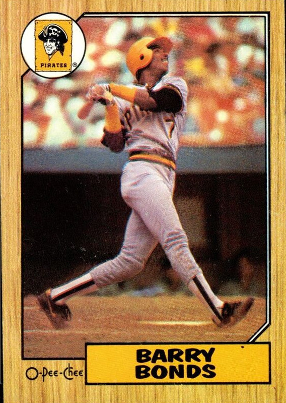 Barry Bonds O-Pee-Chee rookie card