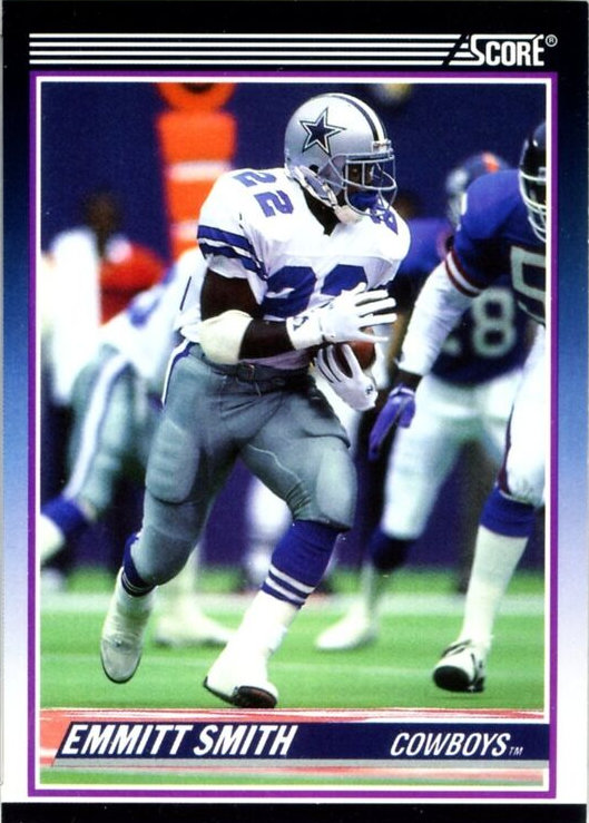 Emmitt Smith Score Supplemental rookie card