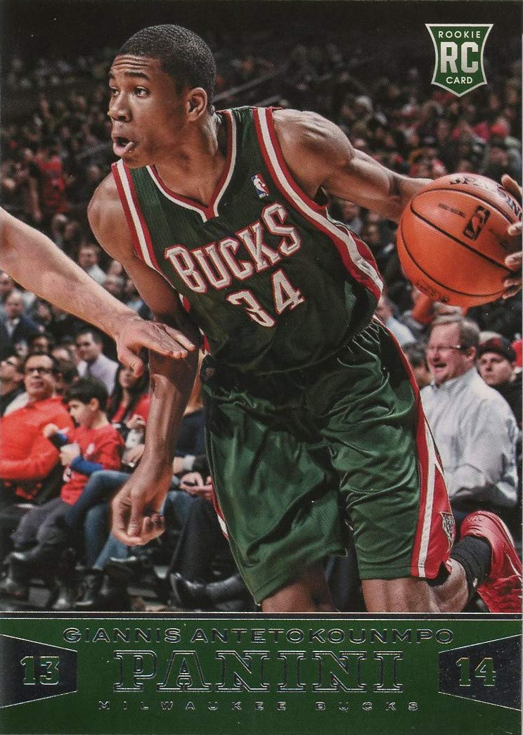 2013 Panini Giannis Antetokounmpo number 194
