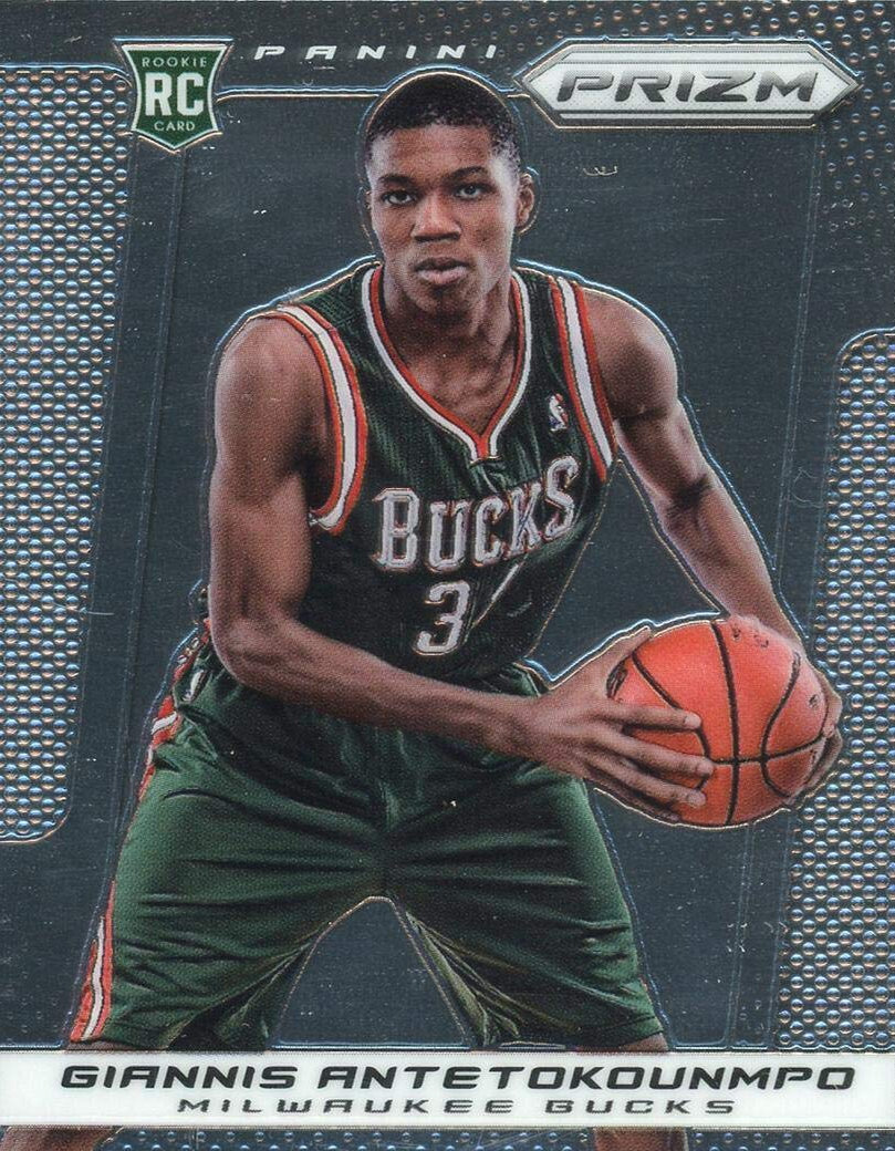 Giannis Antetokounmpo Prizm rookie card