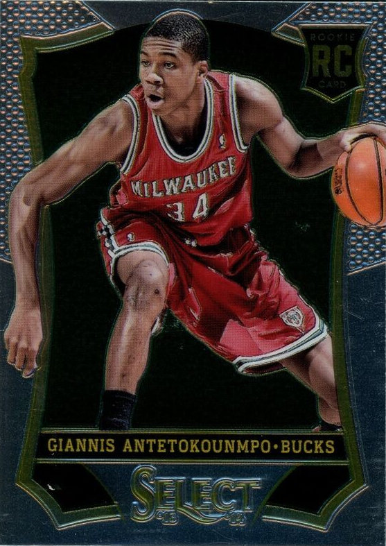2013 Panini Select Giannis Antetokounmpo number 111