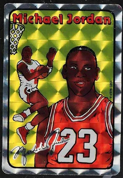 1985 Prism Jewel Michael Jordan number 5