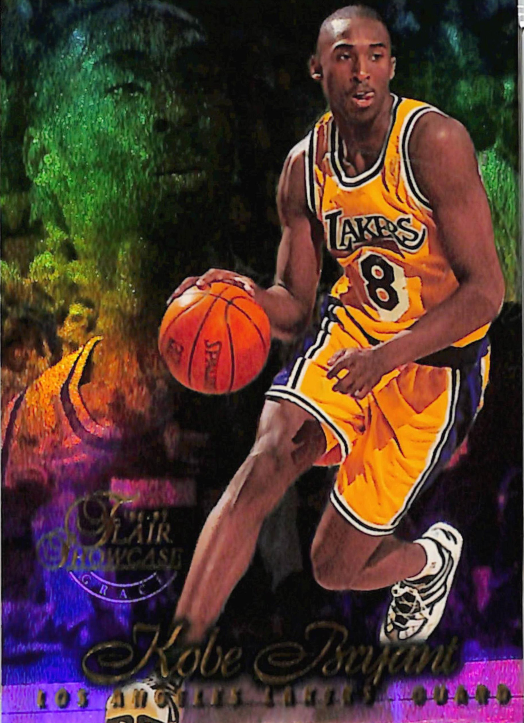 1996 Flair Showcase Row 1 Kobe Bryant number 31
