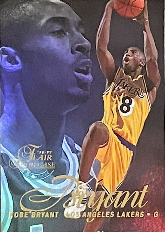 1996 Flair Showcase Row 2 Kobe Bryant number 31