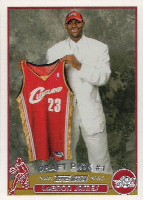 2003 Topps LeBron James number 221