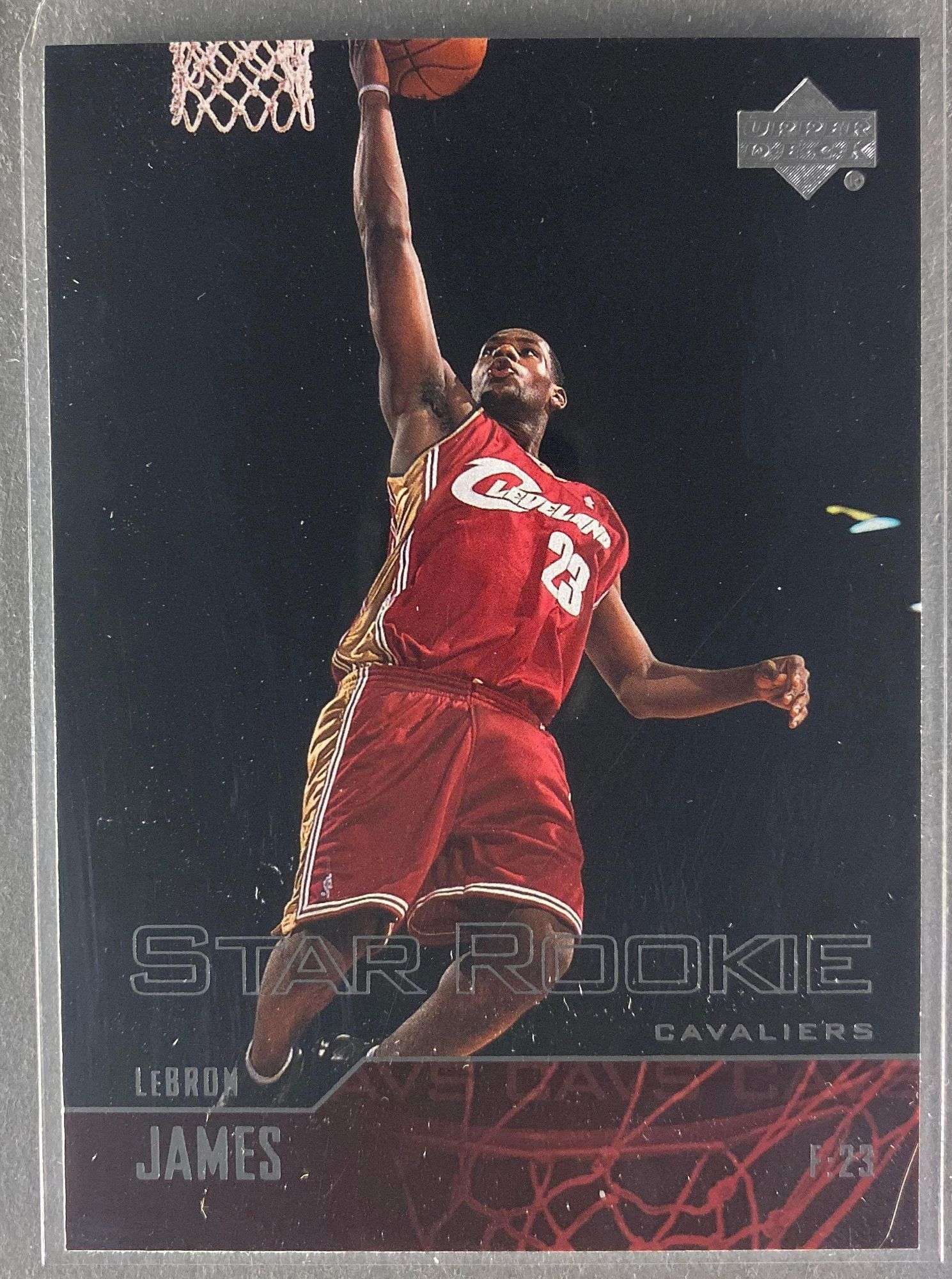 2003 Upper Deck LeBron James number 301