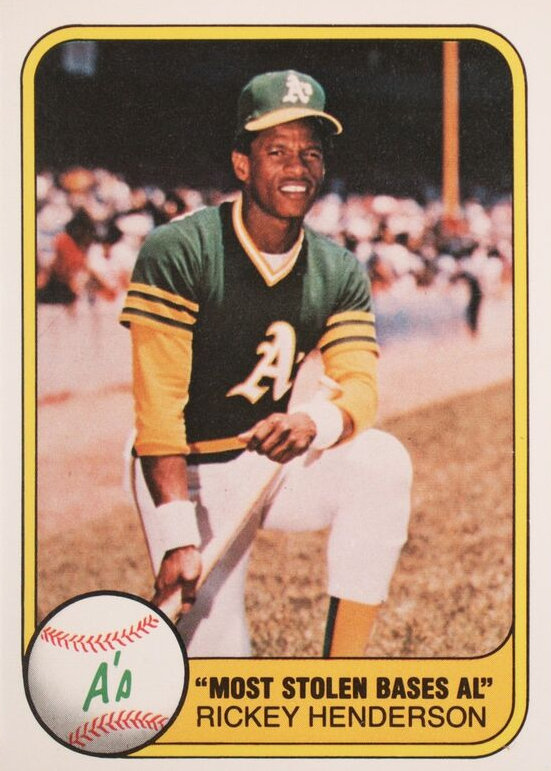 1981 Fleer Rickey Henderson #346