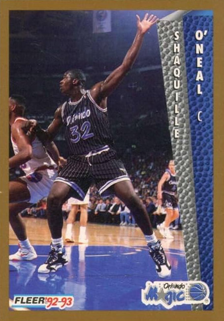 1992 Fleer Shaquille O'Neal number 401