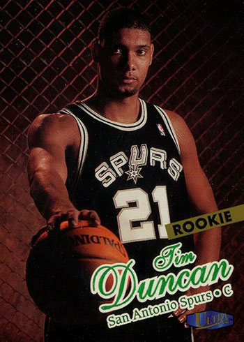 Tim Duncan Ultra rookie card