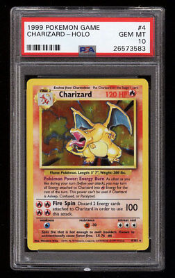 1999 Base Set Charizard card