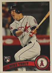 Mike Trout Topps Update rookie card