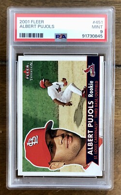 2001 Fleer Tradition Albert Pujols Rookie