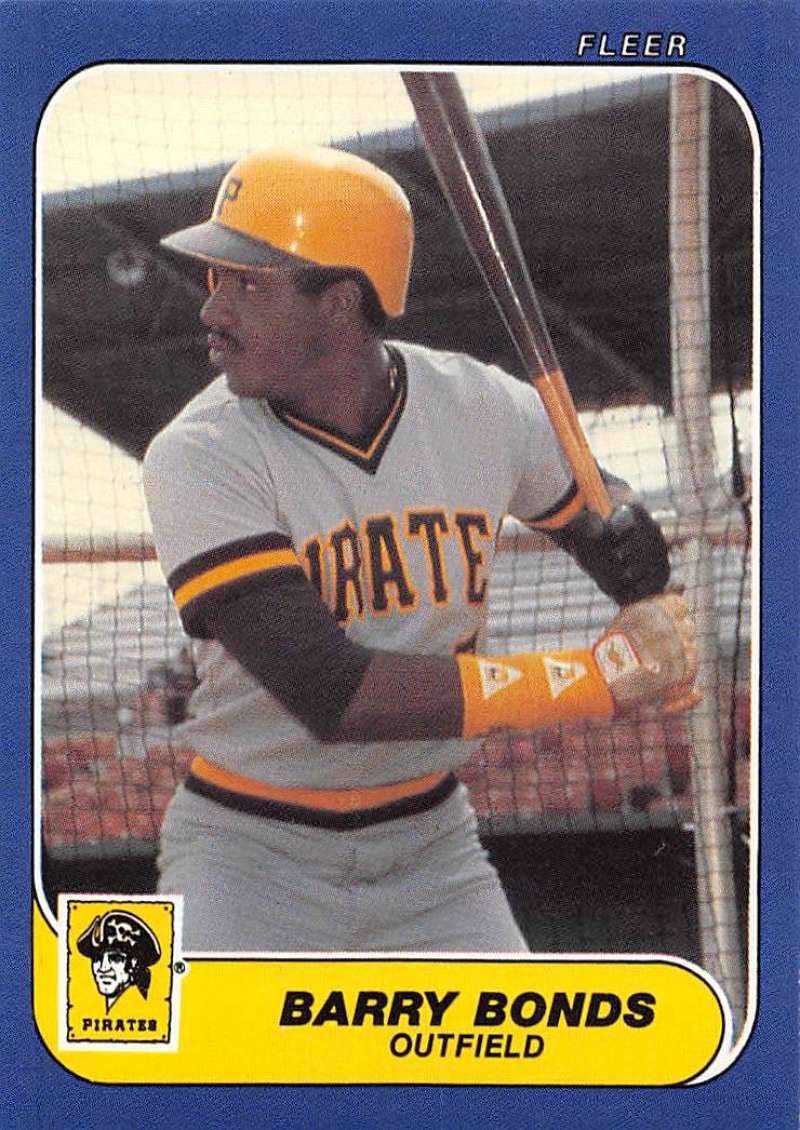 1986 Fleer Update Barry Bonds #U-14