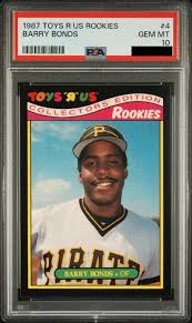 1987 Toys 'R' Us Rookies Barry Bonds #4