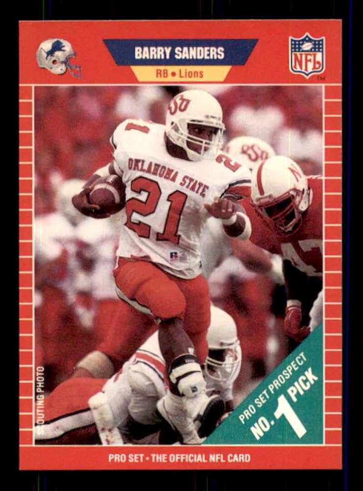 1989 Pro Set Barry Sanders #494