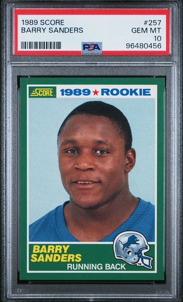 1989 Score Barry Sanders #257