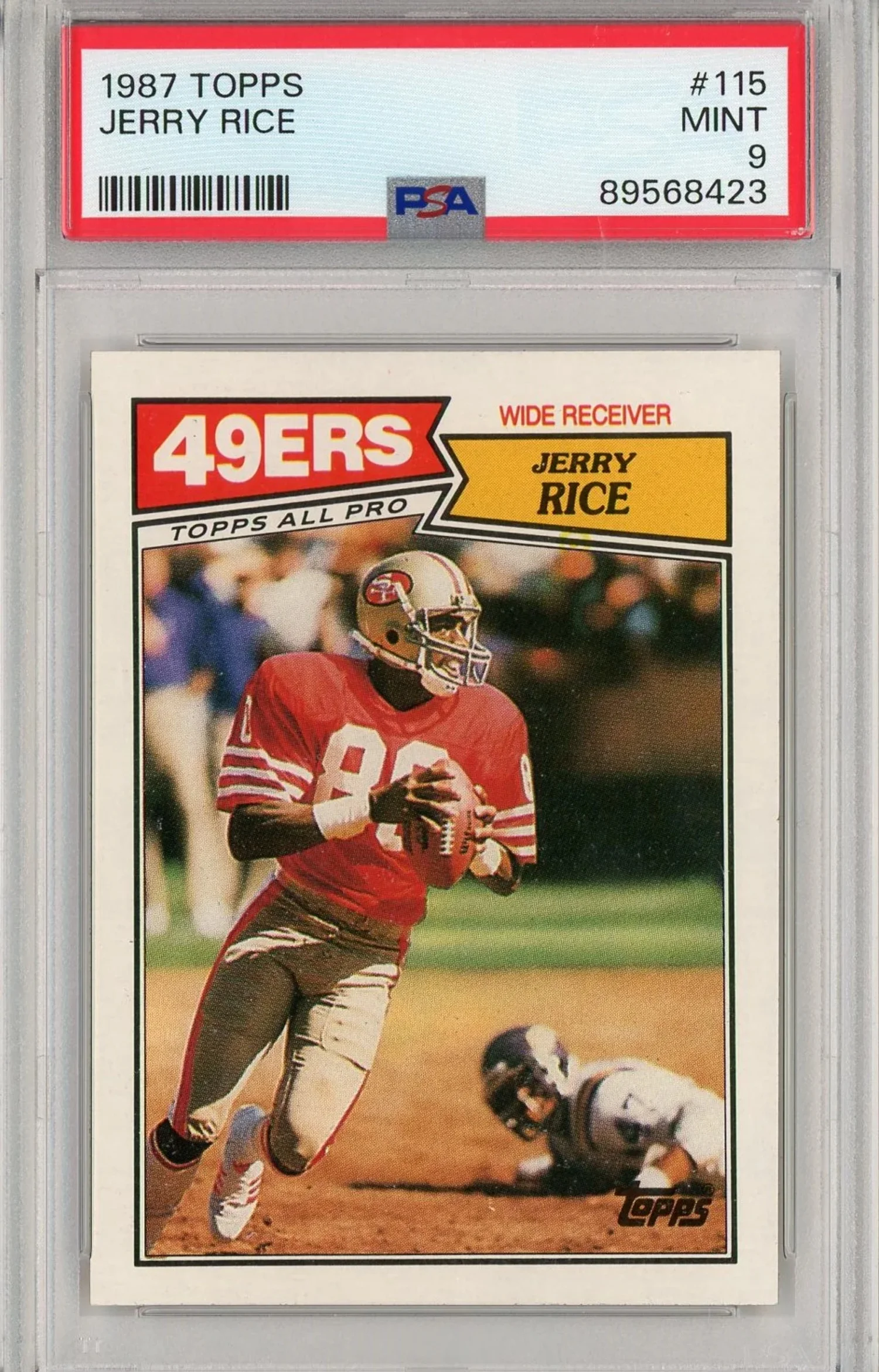 1987 Topps Jerry Rice #115
