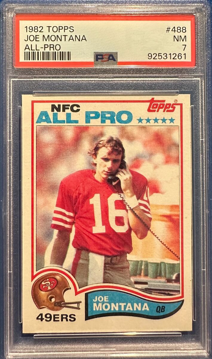 1982 Topps Joe Montana #488