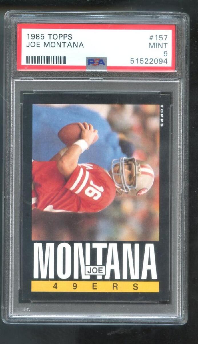 1985 Topps Joe Montana #157