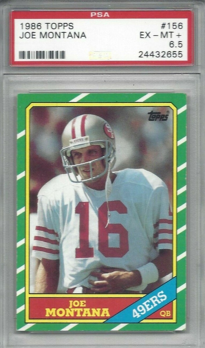 1986 Topps Joe Montana #156