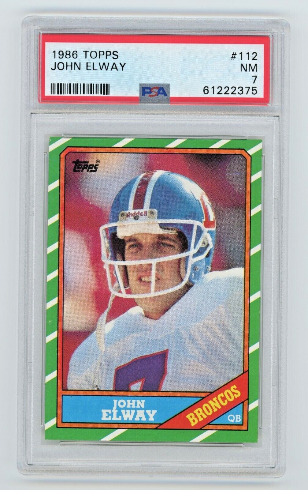1986 Topps John Elway #198