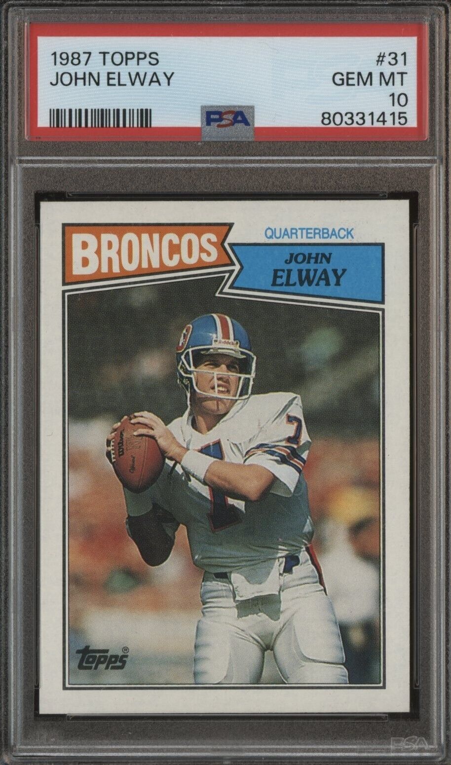 1987 Topps John Elway #31