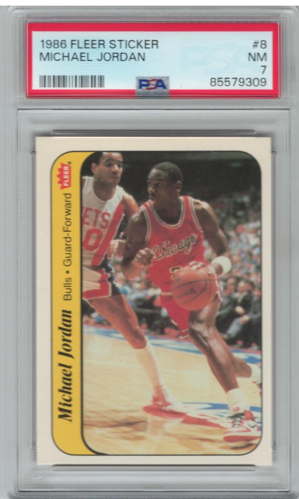 1986 Fleer Sticker MJ