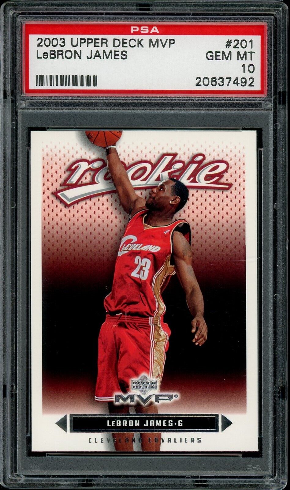2003 Upper Deck MVP LeBron James #201