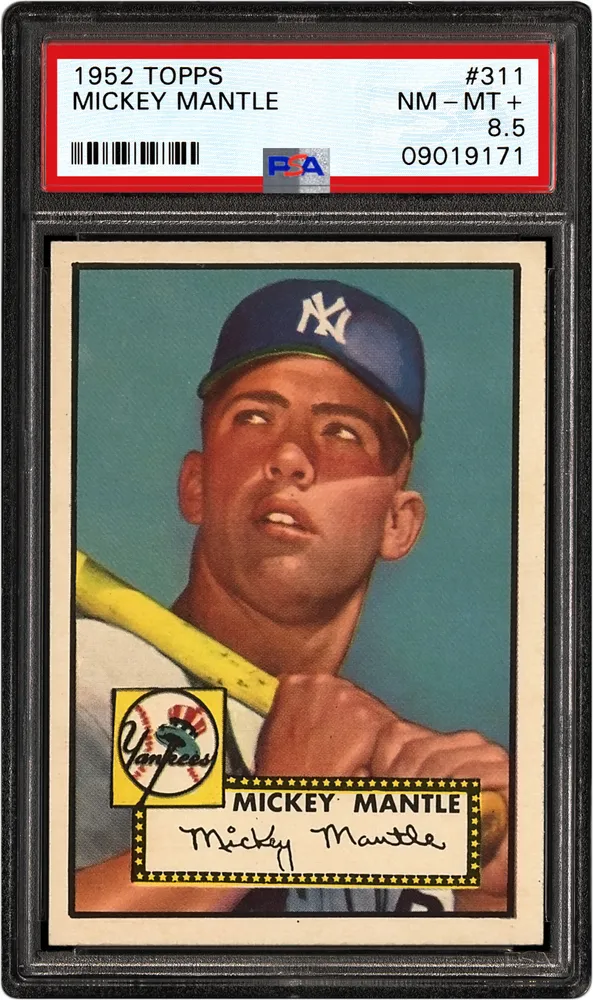 1952 Topps Mickey Mantle #253