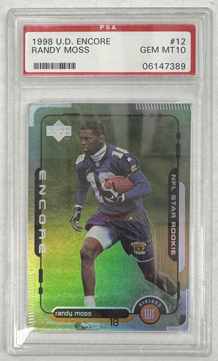 1998 Upper Deck Encore Randy Moss Rookie Card #12