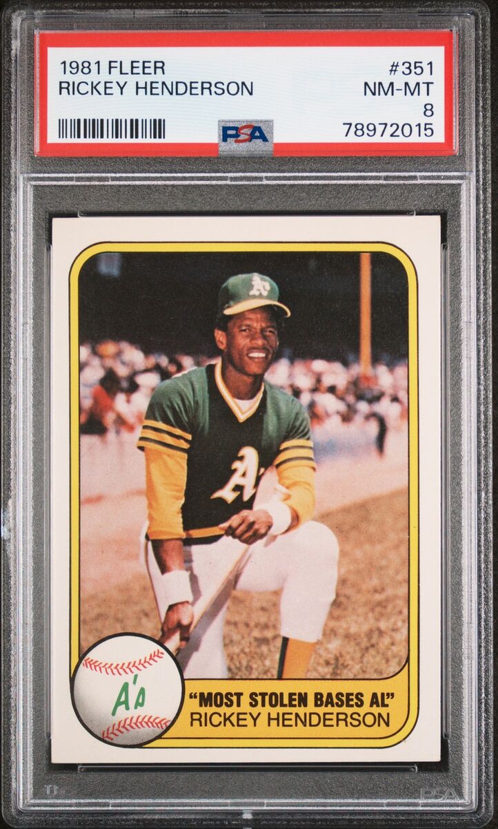 1981 Fleer Rickey Henderson #346