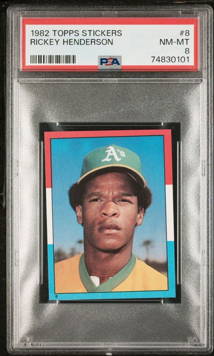 1982 Topps Sticker Rickey Henderson #232