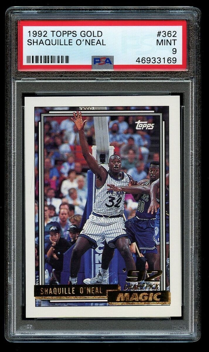 1992 Topps Gold Shaquille O'Neal #362