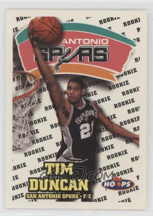 1997 Hoops Tim Duncan Rookie