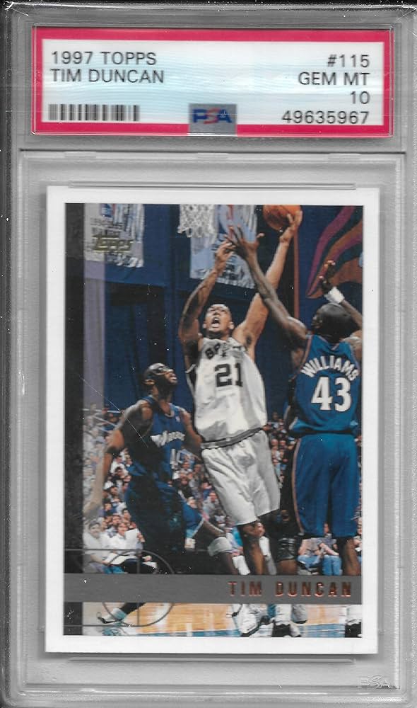 1997 Topps Tim Duncan #115