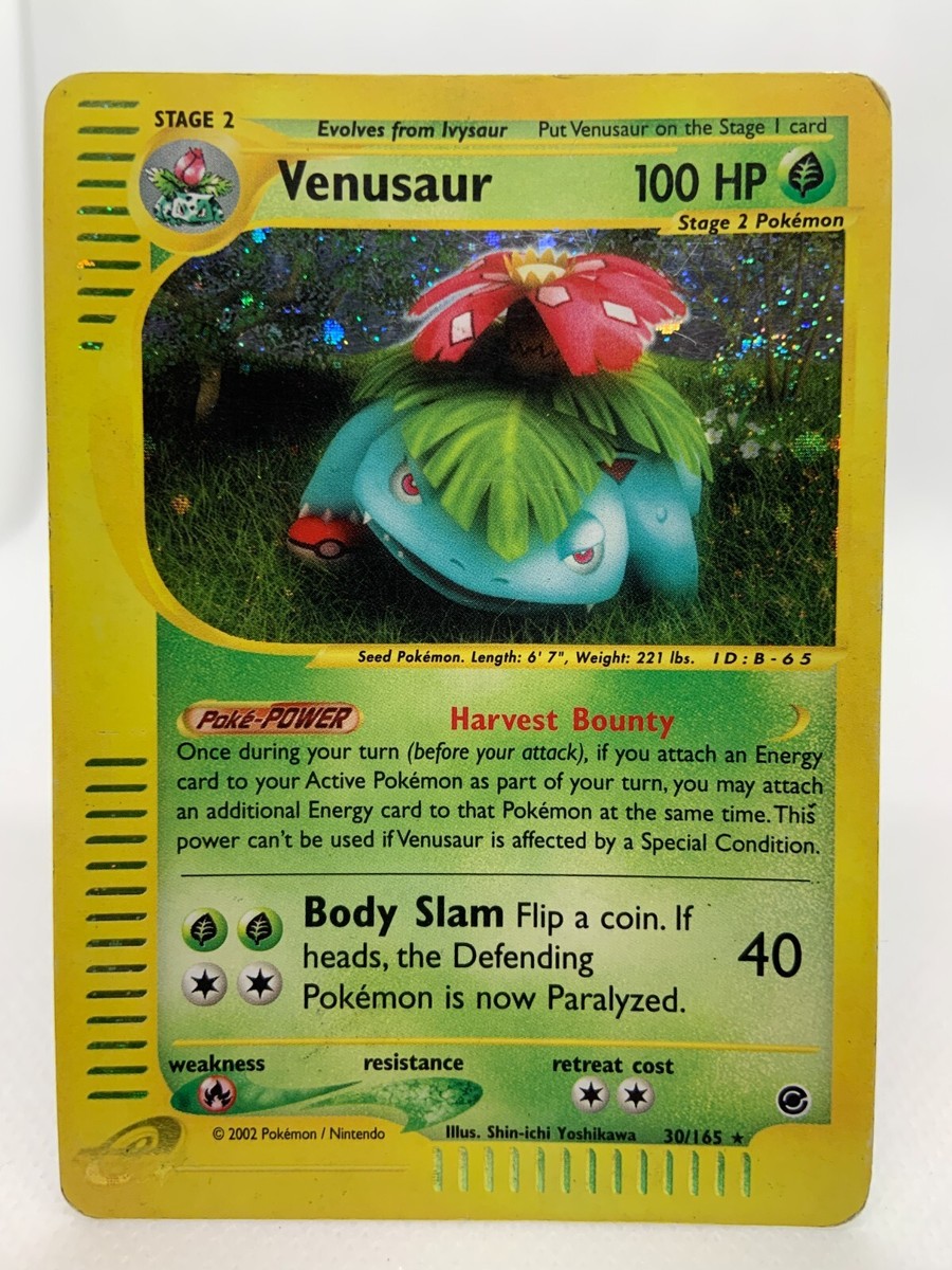 2002 Expedition Base Set Venusaur (Holo)